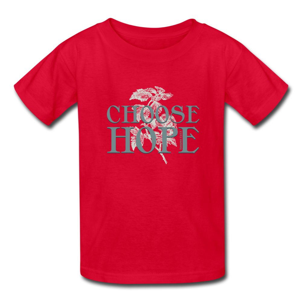 Choose Hope - Kids' T-Shirt - red