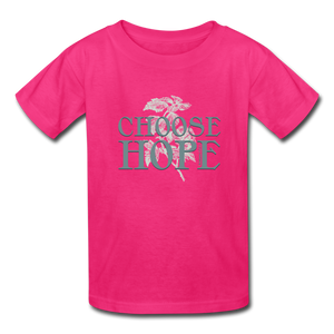 Choose Hope - Kids' T-Shirt - fuchsia