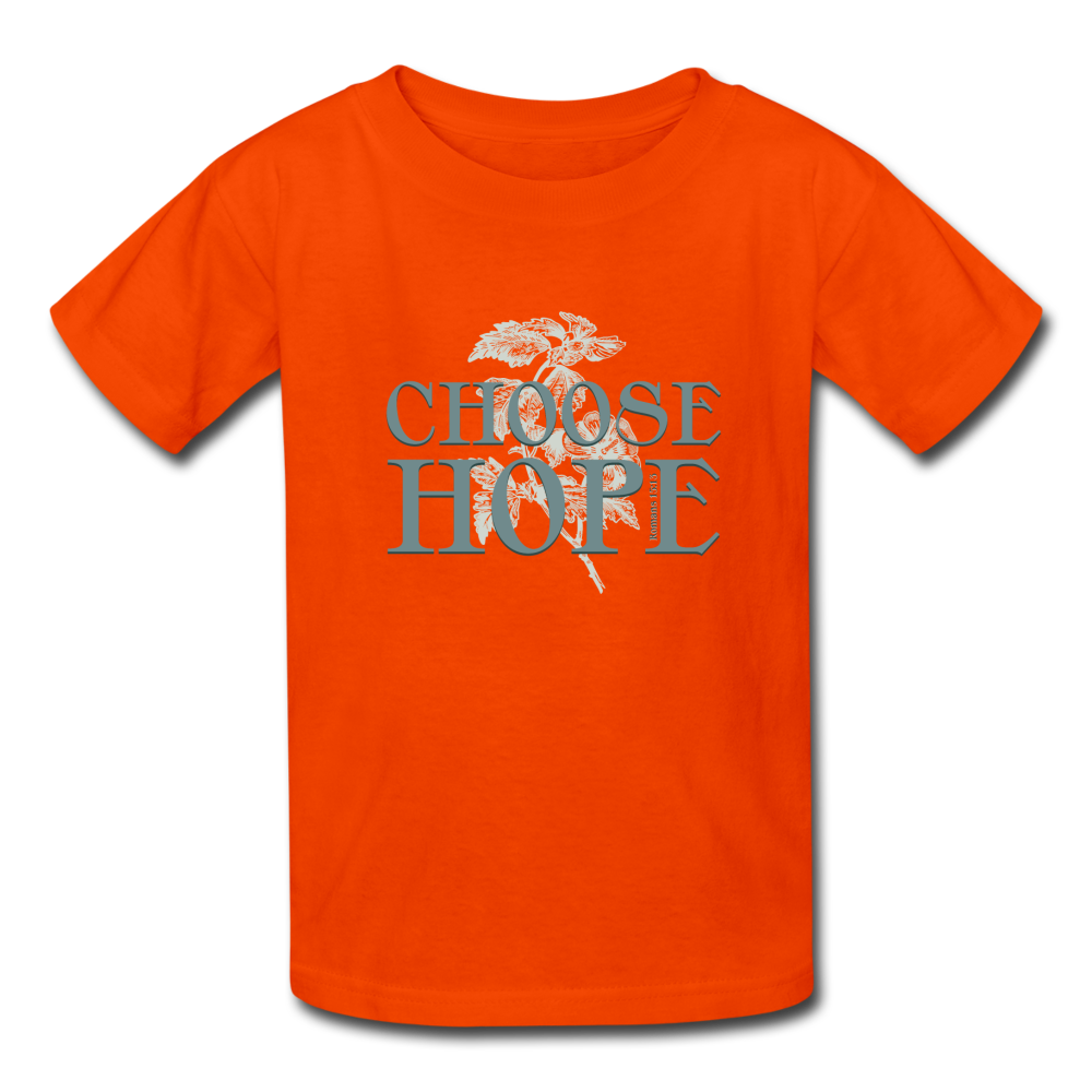 Choose Hope - Kids' T-Shirt - orange