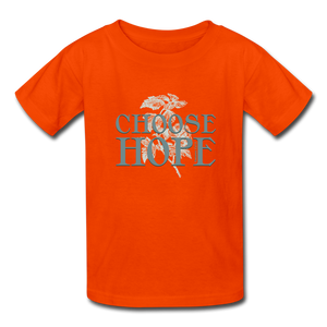 Choose Hope - Kids' T-Shirt - orange