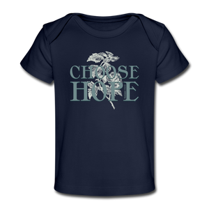 Choose Hope - Organic Baby T-Shirt - dark navy