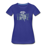 Choose Hope - Women’s Premium T-Shirt - royal blue
