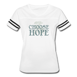 Choose Hope - Women’s Vintage Sport T-Shirt - white/black