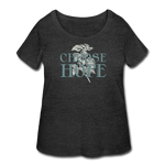 Choose Hope - Women’s Curvy T-Shirt - deep heather