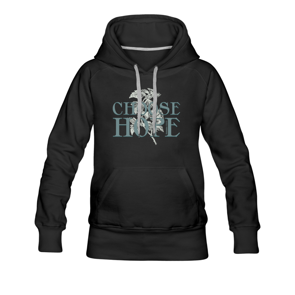 Choose Hope - Women’s Premium Hoodie - black
