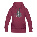 Choose Hope - Women’s Premium Hoodie - burgundy