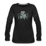 Choose Hope - Women's Premium Long Sleeve T-Shirt - black