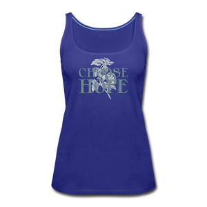 Choose Hope - Women’s Premium Tank Top - royal blue
