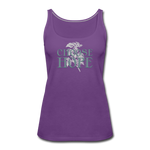 Choose Hope - Women’s Premium Tank Top - purple