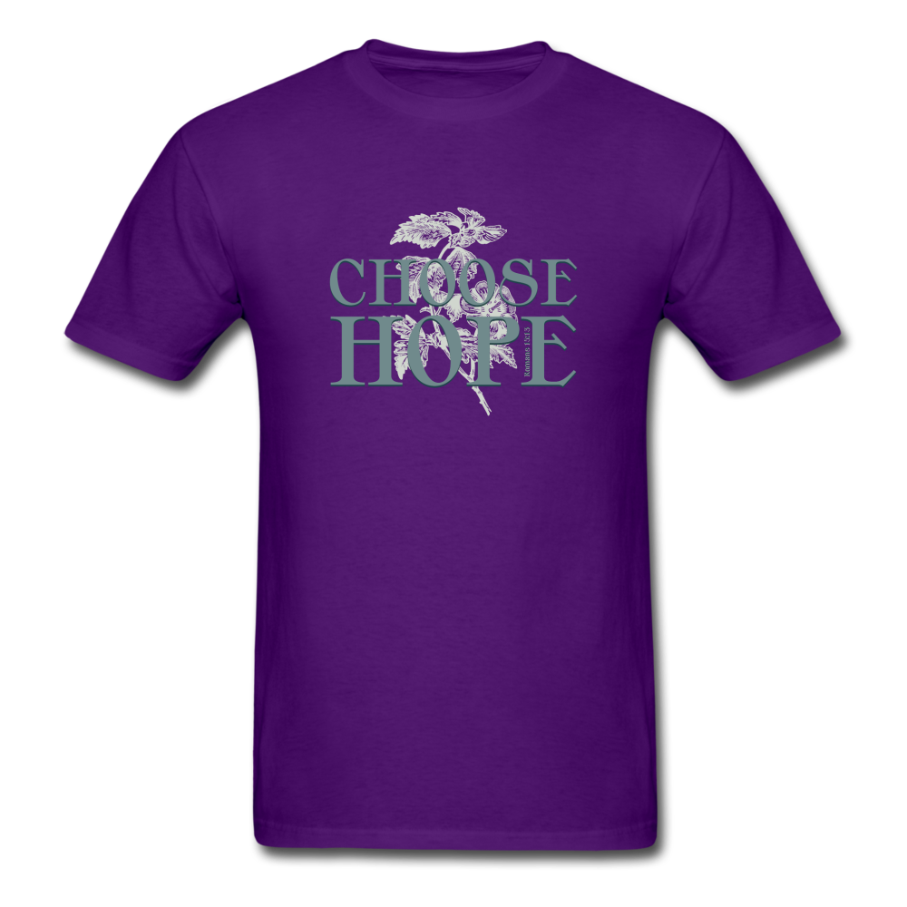 Choose Hope - Unisex Classic T-Shirt - purple