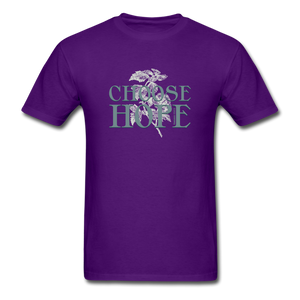 Choose Hope - Unisex Classic T-Shirt - purple