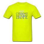 Choose Hope - Unisex Classic T-Shirt - safety green