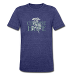 Choose Hope - Unisex Tri-Blend T-Shirt - heather indigo