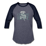 Choose Hope - Baseball T-Shirt - heather blue/navy