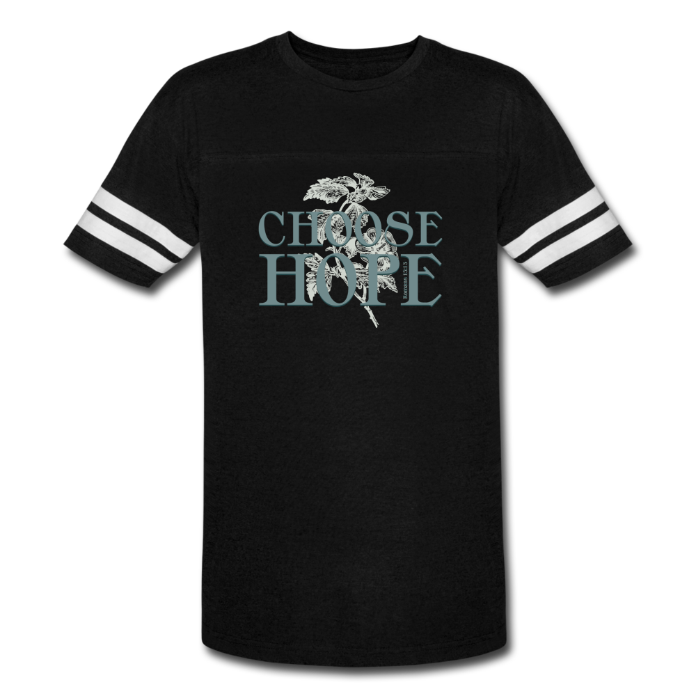 Choose Hope - Vintage Sport T-Shirt - black/white
