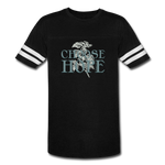 Choose Hope - Vintage Sport T-Shirt - black/white