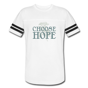 Choose Hope - Vintage Sport T-Shirt - white/black