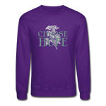Choose Hope - Crewneck Sweatshirt - purple