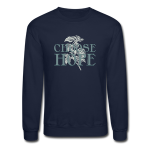 Choose Hope - Crewneck Sweatshirt - navy