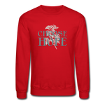 Choose Hope - Crewneck Sweatshirt - red