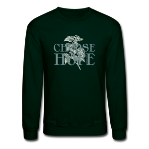 Choose Hope - Crewneck Sweatshirt - forest green