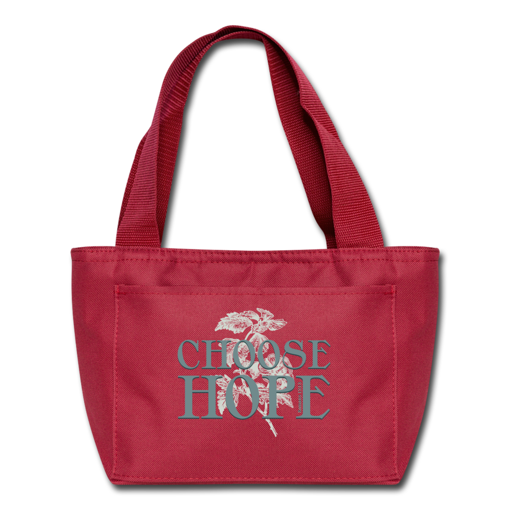 Choose Hope - Lunch Bag - red