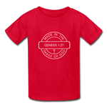 Made in the Image of God - Kids' T-Shirt - red