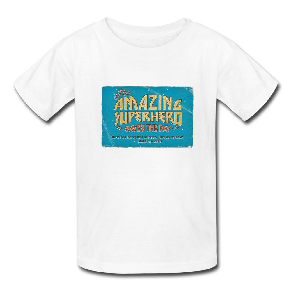 Amazing Superhero - Kids' T-Shirt - white