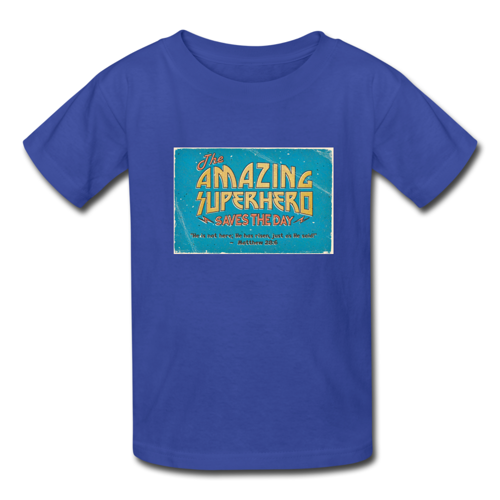 Amazing Superhero - Kids' T-Shirt - royal blue