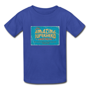 Amazing Superhero - Kids' T-Shirt - royal blue