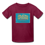 Amazing Superhero - Kids' T-Shirt - burgundy