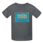 Amazing Superhero - Kids' T-Shirt - charcoal