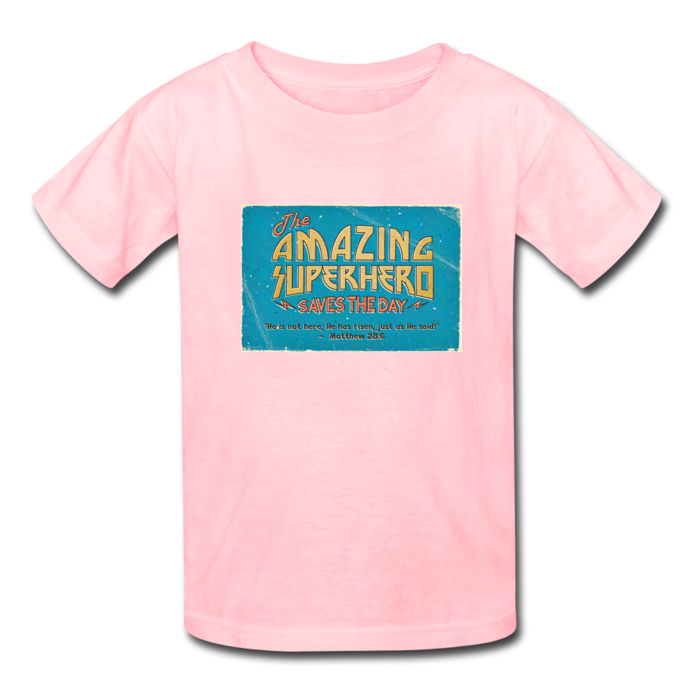 Amazing Superhero - Kids' T-Shirt - pink
