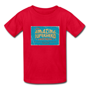 Amazing Superhero - Kids' T-Shirt - red