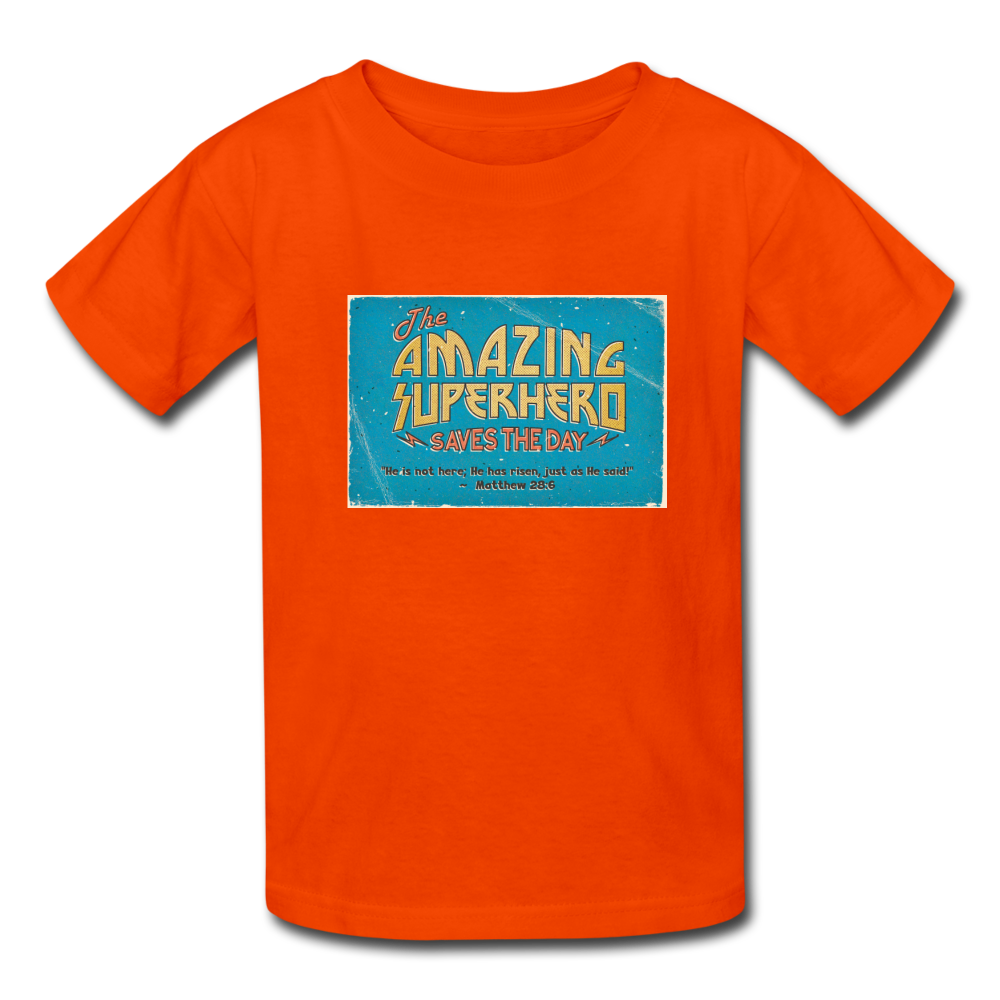 Amazing Superhero - Kids' T-Shirt - orange