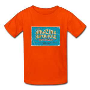 Amazing Superhero - Kids' T-Shirt - orange