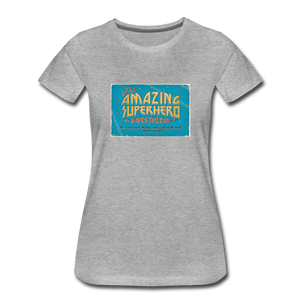 Amazing Superhero - Women’s Premium T-Shirt - heather gray