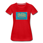 Amazing Superhero - Women’s Premium T-Shirt - red