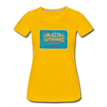 Amazing Superhero - Women’s Premium T-Shirt - sun yellow