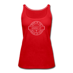 Made in the Image of God - Women’s Premium Tank Top - red