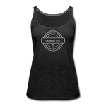 Made in the Image of God - Women’s Premium Tank Top - charcoal gray