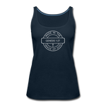 Made in the Image of God - Women’s Premium Tank Top - deep navy