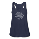 Made in the Image of God - Women's Flowy Tank Top - navy