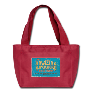 Amazing Superhero - Lunch Bag - red
