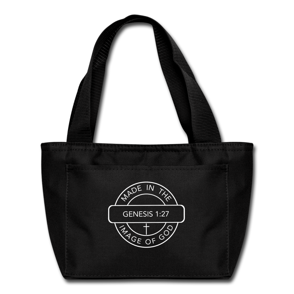 Made in the Image of God - Lunch Bag - black