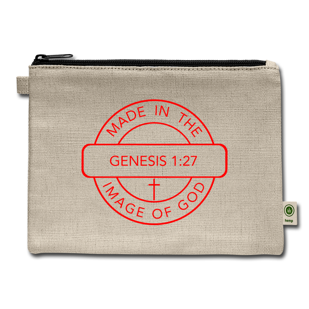 Made in the Image of God - Carry All Pouch - natural