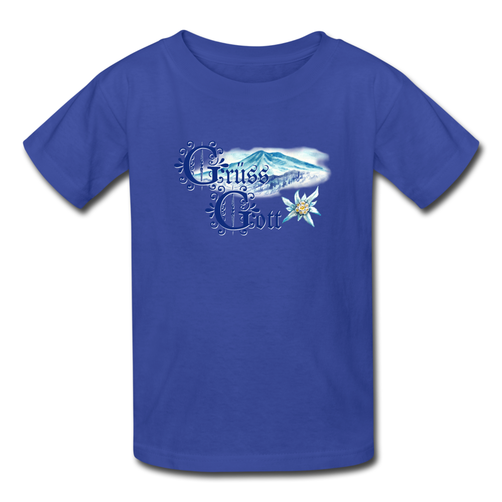 Grüss Gott - Kids' T-Shirt - royal blue