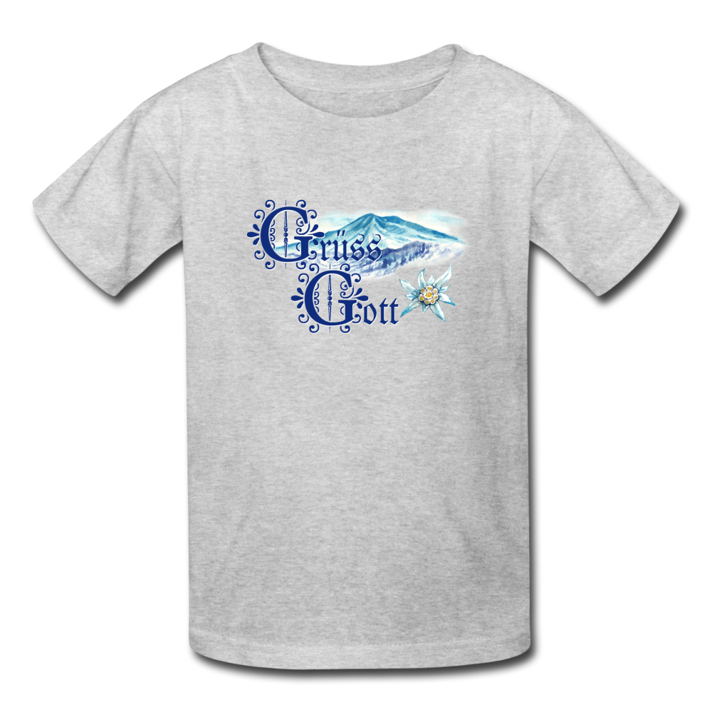 Grüss Gott - Kids' T-Shirt - heather gray