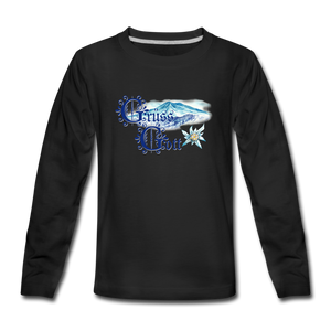 Grüss Gott - Kids' Premium Long Sleeve T-Shirt - black