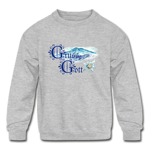 Grüss Gott - Kids' Crewneck Sweatshirt - heather gray